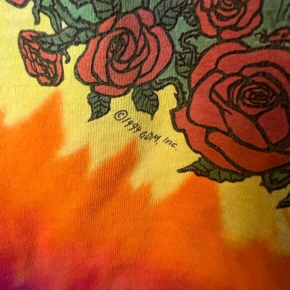 Grateful Dead Liquid Blue 1994 Tie-Dye The Bus Came By Graphic T-Shirt. Size L. - Picture 5 of 11